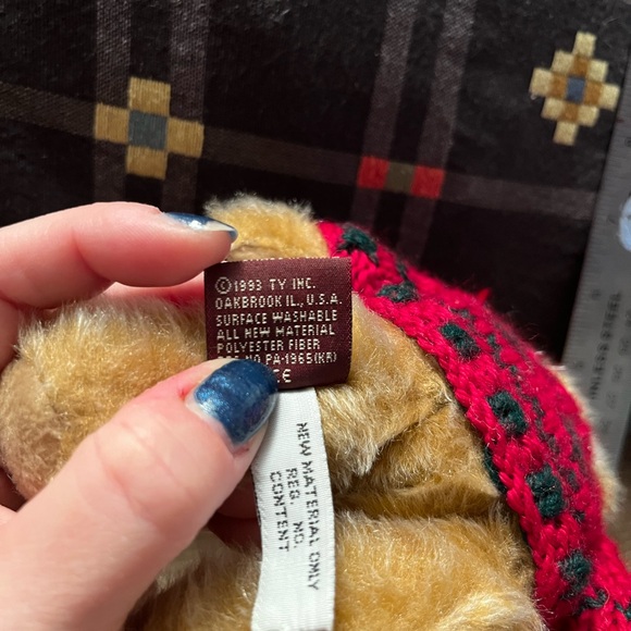 Stuffed Bear Beanie Baby - Bearkhardt - Picture 3 of 3